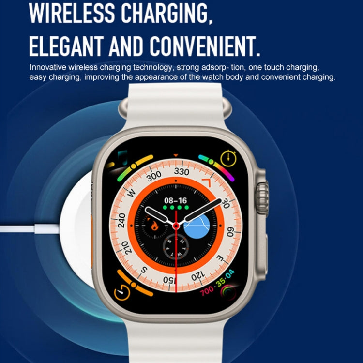 Bracciale intelligente S800 Ultra Max, orologio intelligente con cinturino in silicone da 1,5 pollici, chiamata Bluetooth / frequenza cardiaca / pressione sanguigna / ossigeno nel sangue