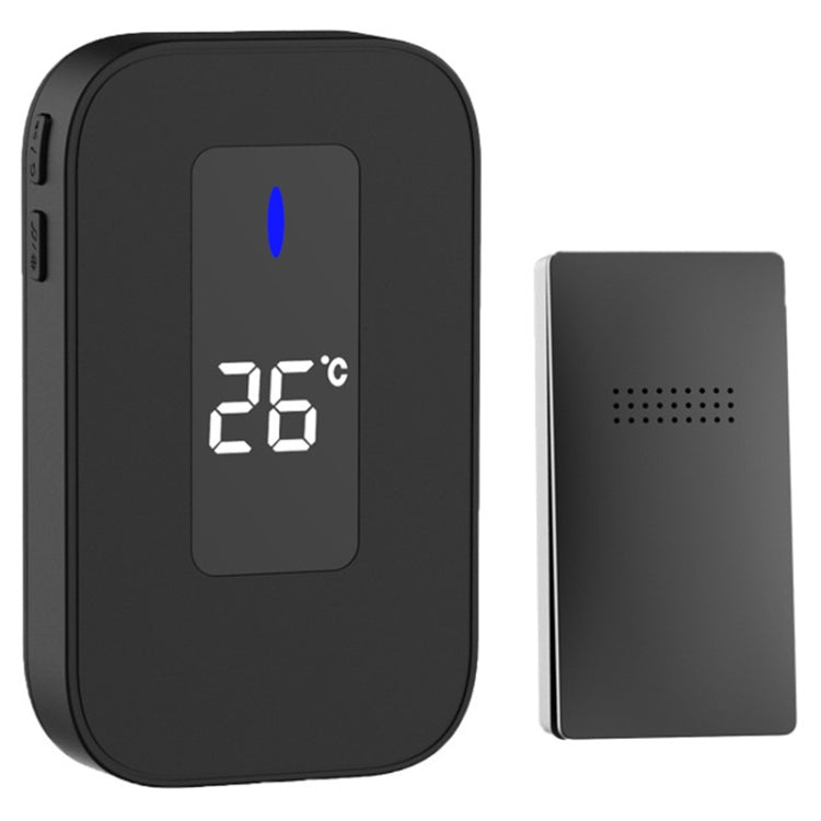 C303B Cercapersone per anziani con display digitale della temperatura del campanello wireless domestico uno a uno, US Plug, EU Plug, UK Plug