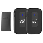 C303B Cercapersone per anziani con display digitale della temperatura del campanello wireless da uno a due per la casa, US Plug, EU Plug, UK Plug