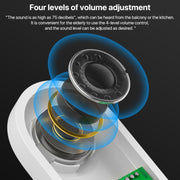 C303B Cercapersone per anziani con display digitale della temperatura del campanello wireless da uno a due per la casa, US Plug, EU Plug, UK Plug