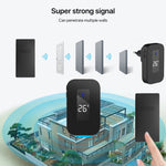 Cercapersone wireless con display temperatura e volume regolabile