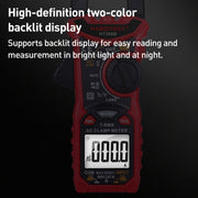 HABOTEST HT206B Multimetro digitale a pinza ad alta precisione con range automatico, HT206B