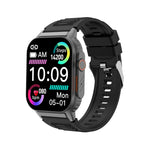 Bracciale intelligente G41, orologio intelligente impermeabile IP67 da 2,01 pollici, chiamata Bluetooth / frequenza cardiaca / glicemia non invasiva / HRV / MET