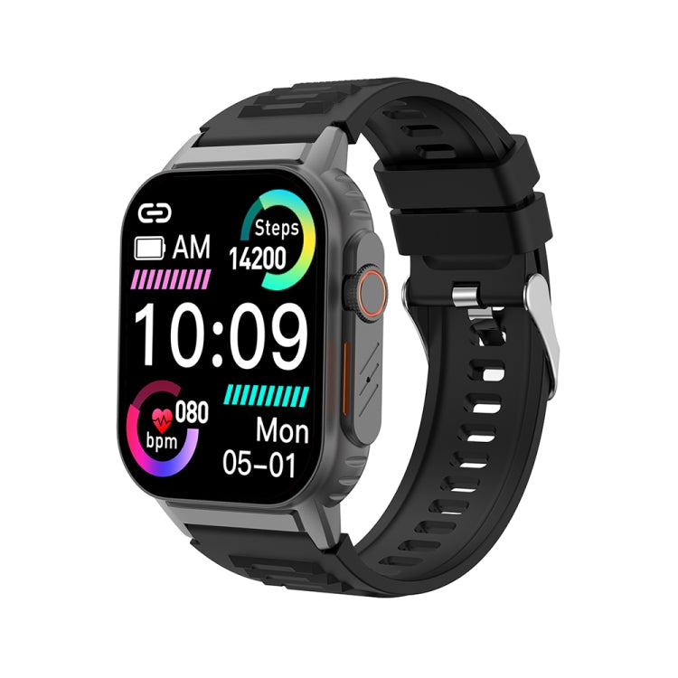 Bracciale intelligente G41, orologio intelligente impermeabile IP67 da 2,01 pollici, chiamata Bluetooth / frequenza cardiaca / glicemia non invasiva / HRV / MET