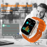 Bracciale intelligente G41, orologio intelligente impermeabile IP67 da 2,01 pollici, chiamata Bluetooth / frequenza cardiaca / glicemia non invasiva / HRV / MET