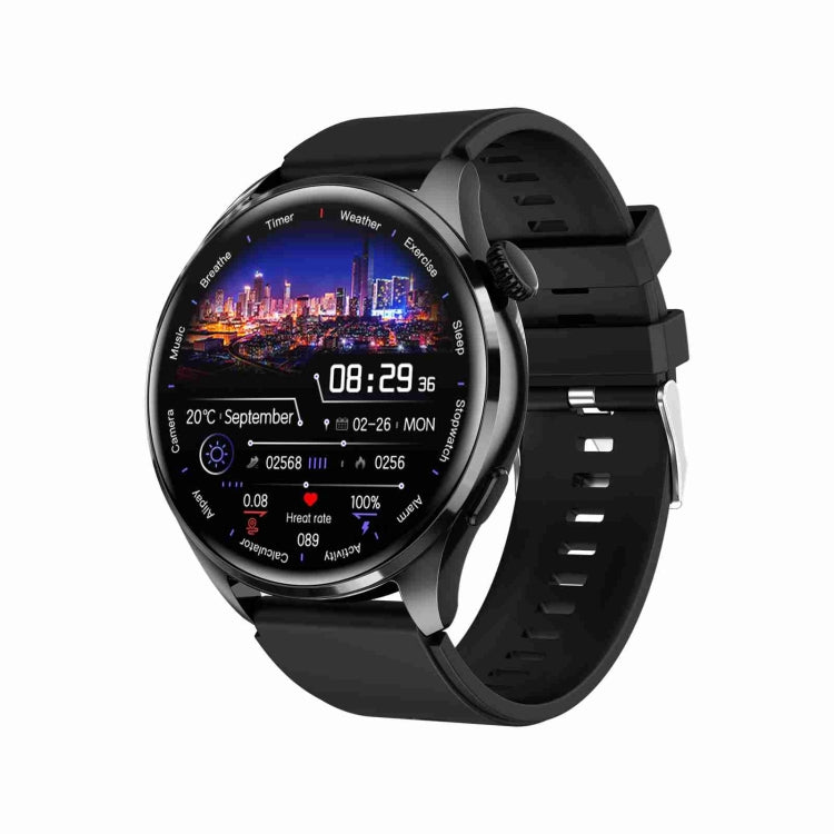 Bracciale intelligente TM05 Pro, cinturino in silicone da 1,46 pollici Orologio intelligente impermeabile IP67, chiamata Bluetooth/frequenza cardiaca/pressione sanguigna/ossigeno nel sangue, Silicone Band