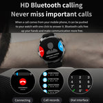 Bracciale intelligente TM05 Pro, cinturino in silicone da 1,46 pollici Orologio intelligente impermeabile IP67, chiamata Bluetooth/frequenza cardiaca/pressione sanguigna/ossigeno nel sangue, Silicone Band
