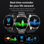 Bracciale intelligente TM05 Pro, cinturino in silicone da 1,46 pollici Orologio intelligente impermeabile IP67, chiamata Bluetooth/frequenza cardiaca/pressione sanguigna/ossigeno nel sangue, Silicone Band