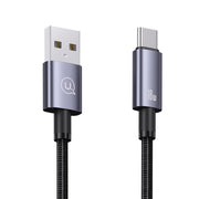 USAMS US-SJ663 Cavo dati da USB a tipo C 3A a ricarica rapida, lunghezza: 1,2 m, US-SJ663