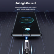 USAMS US-SJ663 Cavo dati da USB a tipo C 3A a ricarica rapida, lunghezza: 1,2 m, US-SJ663