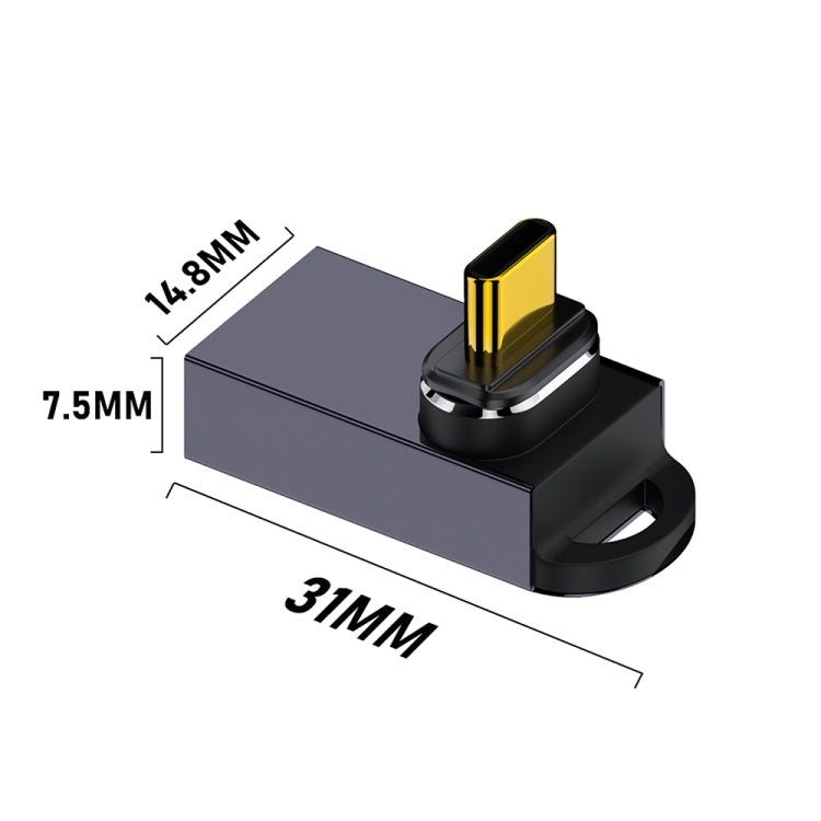 Adattatore magnetico USB-C a USB 3.1 da 10 Gbps OTG