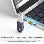 Adattatore magnetico USB-C a USB 3.1 da 10 Gbps OTG