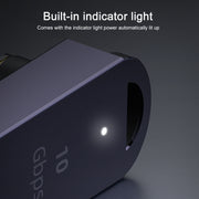 Adattatore magnetico da USB-C/Tipo-C a USB da 10 Gbps che supporta la funzione OTG, Middle Elbow