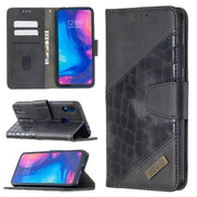 Custodia in pelle sintetica a vibrazione orizzontale con trama in coccodrillo abbinata con portafoglio, supporto e slot per carte, For Xiaomi Redmi Note 7, For Xiaomi Redmi Note 9 Pro