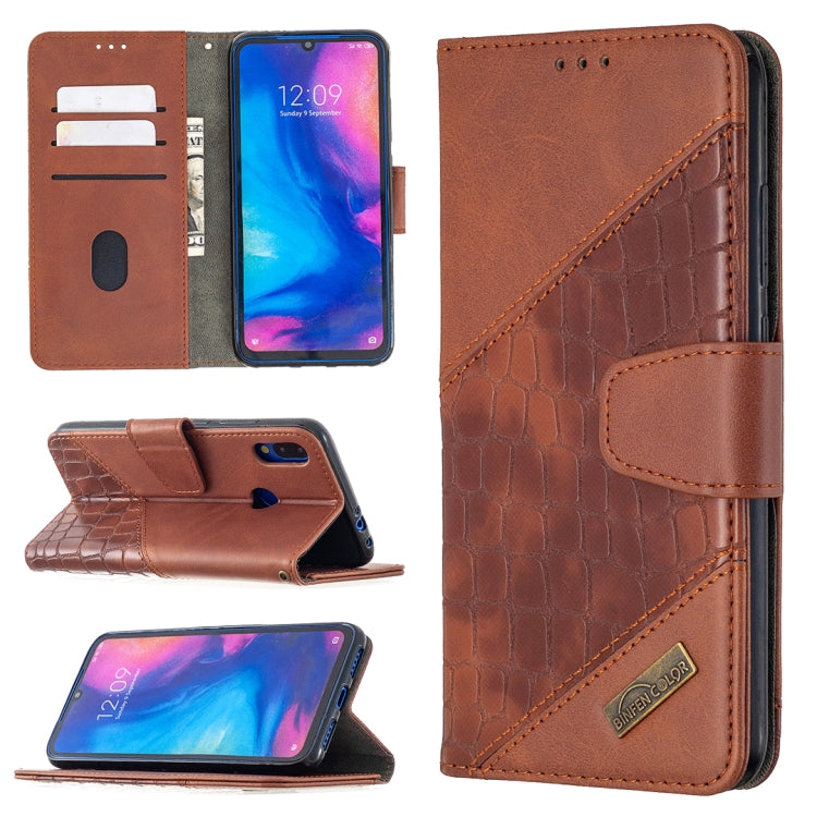 Custodia portafoglio in pelle sintetica per Xiaomi Redmi Note 7