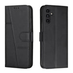 Custodia per telefono in pelle con fibbia in pelle di vitello con cuciture, For Samsung Galaxy S24+, For Samsung Galaxy S24, For Samsung Galaxy A15, For Samsung Galaxy A05