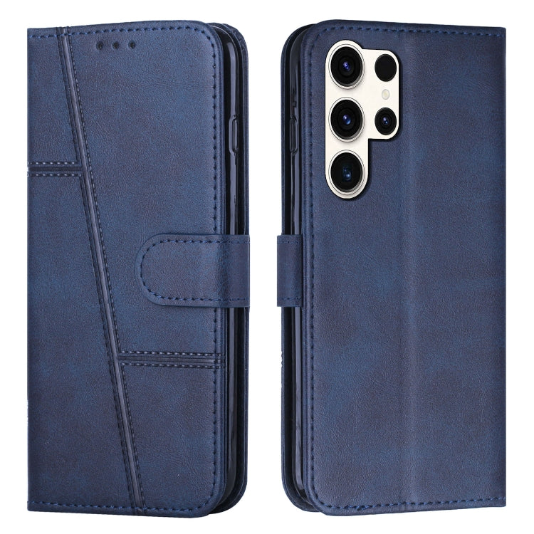 Custodia per telefono in pelle con fibbia in pelle di vitello con cuciture, For Samsung Galaxy M55 / C55, For Samsung Galaxy M15 / F15, For Samsung Galaxy Xcover 7, ForSamsung Galaxy S24 Ultra
