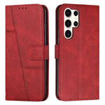 Custodia per telefono in pelle con fibbia in pelle di vitello con cuciture, For Samsung Galaxy M55 / C55, For Samsung Galaxy M15 / F15, For Samsung Galaxy Xcover 7, ForSamsung Galaxy S24 Ultra