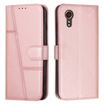 Custodia per telefono in pelle con fibbia in pelle di vitello con cuciture, For Samsung Galaxy M55 / C55, For Samsung Galaxy M15 / F15, For Samsung Galaxy Xcover 7, ForSamsung Galaxy S24 Ultra