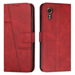 Custodia per telefono in pelle con fibbia in pelle di vitello con cuciture, For Samsung Galaxy M55 / C55, For Samsung Galaxy M15 / F15, For Samsung Galaxy Xcover 7, ForSamsung Galaxy S24 Ultra