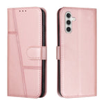 Custodia per telefono in pelle con fibbia in pelle di vitello con cuciture, For Samsung Galaxy M55 / C55, For Samsung Galaxy M15 / F15, For Samsung Galaxy Xcover 7, ForSamsung Galaxy S24 Ultra