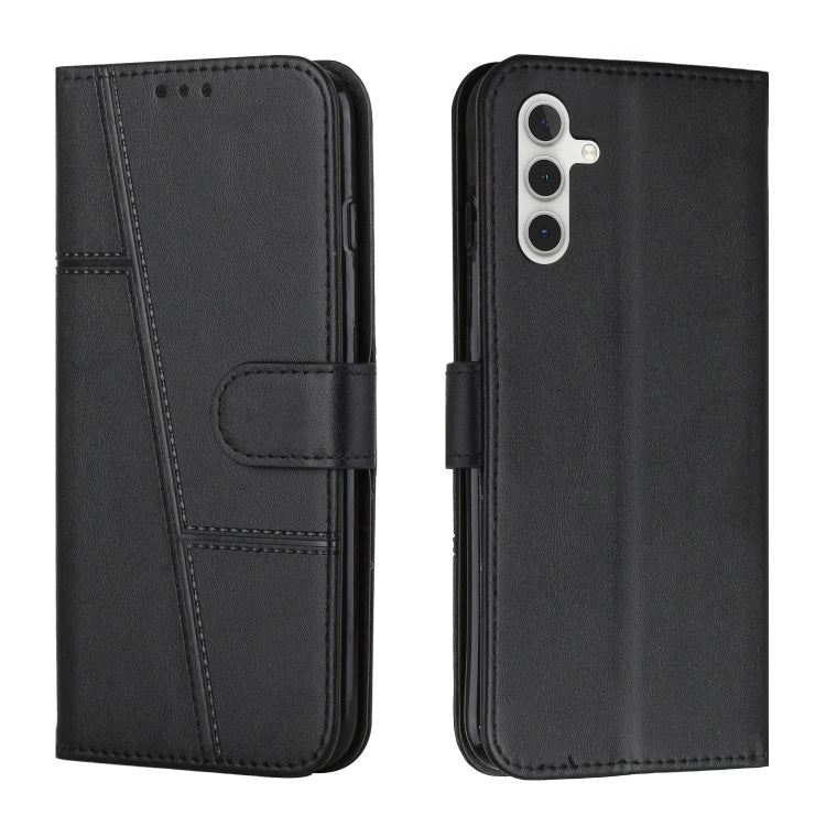 Custodia per telefono in pelle con fibbia in pelle di vitello con cuciture, For Samsung Galaxy M55 / C55, For Samsung Galaxy M15 / F15, For Samsung Galaxy Xcover 7, ForSamsung Galaxy S24 Ultra