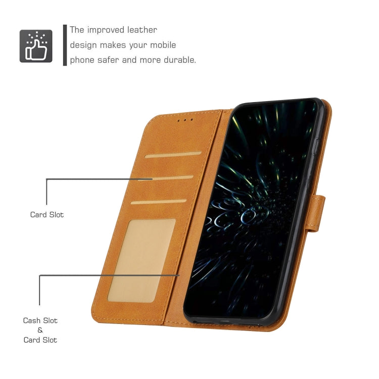 Custodia per telefono in pelle con fibbia in pelle di vitello con cuciture, For Samsung Galaxy M55 / C55, For Samsung Galaxy M15 / F15, For Samsung Galaxy Xcover 7, ForSamsung Galaxy S24 Ultra