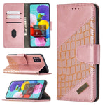 Custodia portafoglio in pelle sintetica per Samsung Galaxy A50