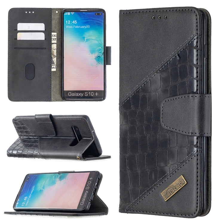 Custodia portafoglio in pelle sintetica per Samsung Galaxy S10 Pl