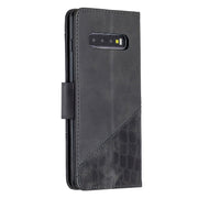 Custodia portafoglio in pelle sintetica per Samsung Galaxy S10 Pl