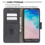 Custodia portafoglio in pelle sintetica per Samsung Galaxy S10 Pl