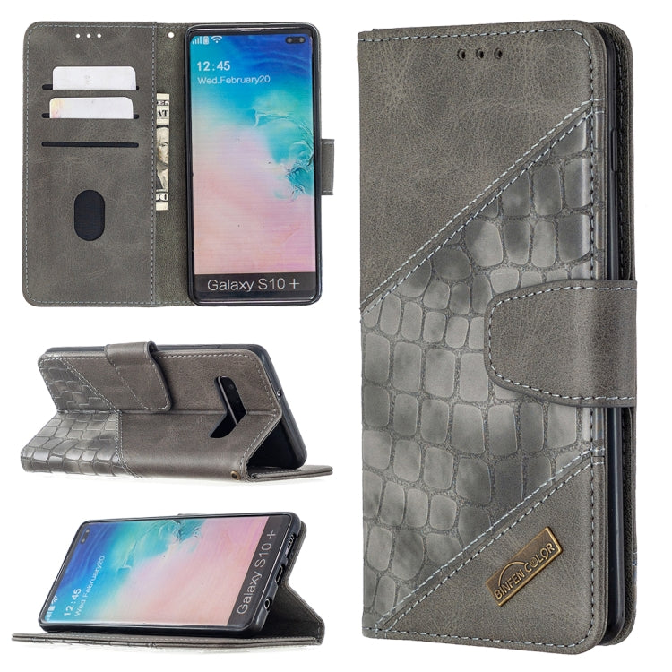 Custodia portafoglio in pelle sintetica per Samsung Galaxy S10 Pl