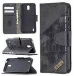 Custodia in pelle sintetica a vibrazione orizzontale con trama in coccodrillo abbinata con portafoglio, supporto e slot per carte, For Nokia 1.3, For Sony Xperia L4