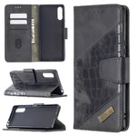 Custodia in pelle sintetica a vibrazione orizzontale con trama in coccodrillo abbinata con portafoglio, supporto e slot per carte, For Nokia 1.3, For Sony Xperia L4