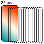 Pellicola in vetro temperato con schermo a colla completa da 25 pezzi, supporta lo sblocco delle impronte digitali, For Samsung Galaxy S26+ 5G, For Samsung Galaxy S26 Edge 5G, For Samsung Galaxy S26 Ultra 5G, For Samsung Galaxy S26 5G                  ...