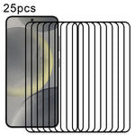 Pellicola in vetro temperato con schermo a colla completa da 25 pezzi, supporta lo sblocco delle impronte digitali, For Samsung Galaxy S26+ 5G, For Samsung Galaxy S26 Edge 5G, For Samsung Galaxy S26 Ultra 5G, For Samsung Galaxy S26 5G                  ...