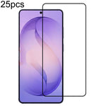 Pellicola in vetro temperato con schermo a colla completa da 25 pezzi, supporta lo sblocco delle impronte digitali, For Samsung Galaxy S26+ 5G, For Samsung Galaxy S26 Edge 5G, For Samsung Galaxy S26 Ultra 5G, For Samsung Galaxy S26 5G                  ...