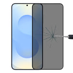 Pellicola in vetro temperato anti-peeping a copertura totale, supporta lo sblocco delle impronte digitali, For Samsung Galaxy S26+ 5G, For Samsung Galaxy S26 Edge 5G, For Samsung Galaxy S26 Ultra 5G, For Samsung Galaxy S26 5G                           ...