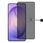 Pellicola in vetro temperato anti-peeping a copertura totale, supporta lo sblocco delle impronte digitali, For Samsung Galaxy S26+ 5G, For Samsung Galaxy S26 Edge 5G, For Samsung Galaxy S26 Ultra 5G, For Samsung Galaxy S26 5G                           ...
