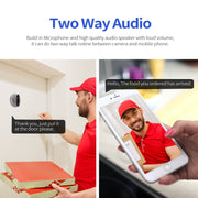 Il visore digitale Smart WiFi ESCAM C87 1080P da 4,3 pollici supporta PIR grandangolare, visione notturna e foto Dingdong, C87