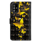 Custodia portafoglio flip TPU e pelle per Samsung Galaxy A71