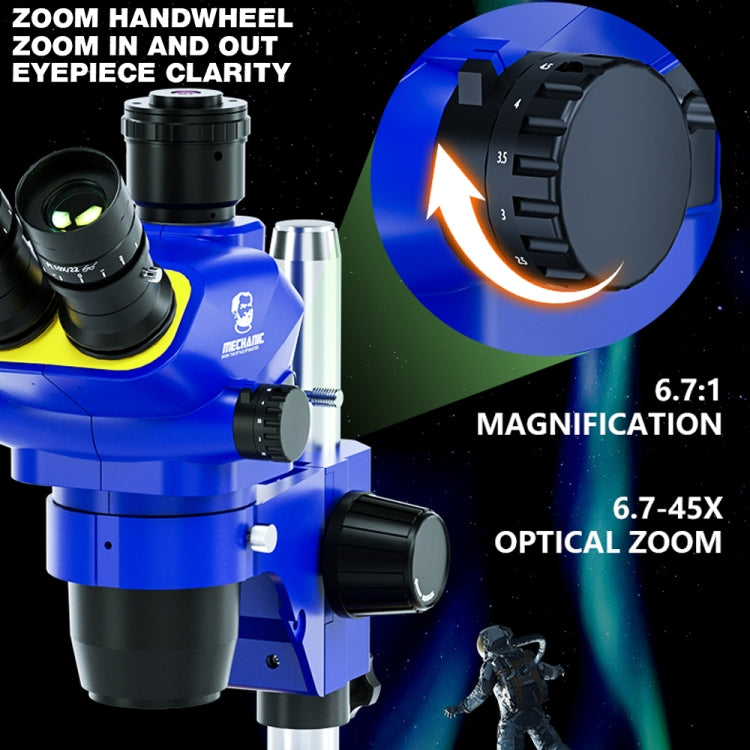 Microscopio stereo trinoculare video HD con rotazione Super X meccanica 360, Mechanic Super X