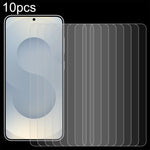 Pellicola in vetro temperato da 10 pezzi 0,18 mm 9H 2.5D, supporto per sblocco delle impronte digitali, For Samsung Galaxy S26+ 5G, For Samsung Galaxy S26 Edge 5G, For Samsung Galaxy S26 Ultra 5G, For Samsung Galaxy S26 5G, For Samsung Galaxy S25 Edge ...