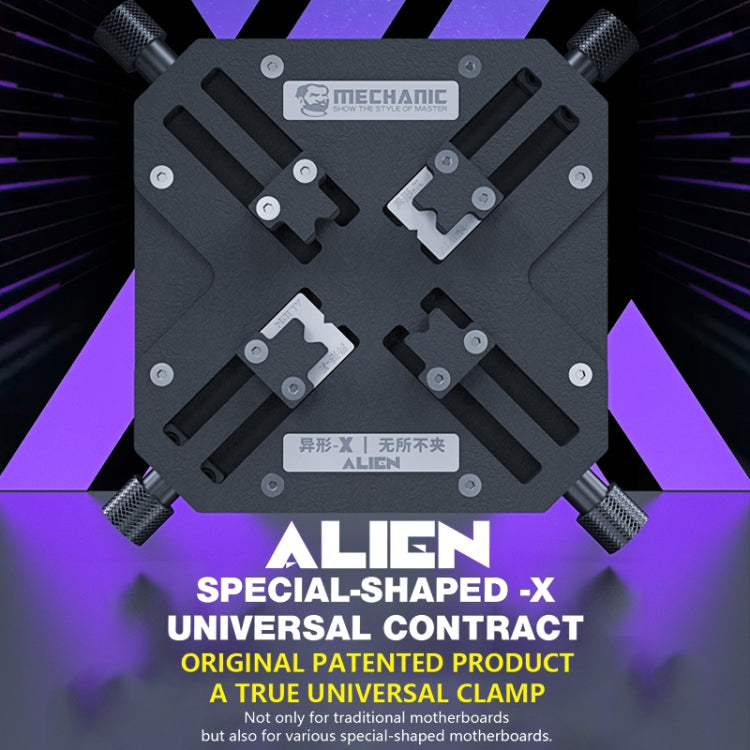 Meccanico Alien Special-Shaped-X 360 Rotazione Dispositivo per scheda madre universale, Mechanic Alien X