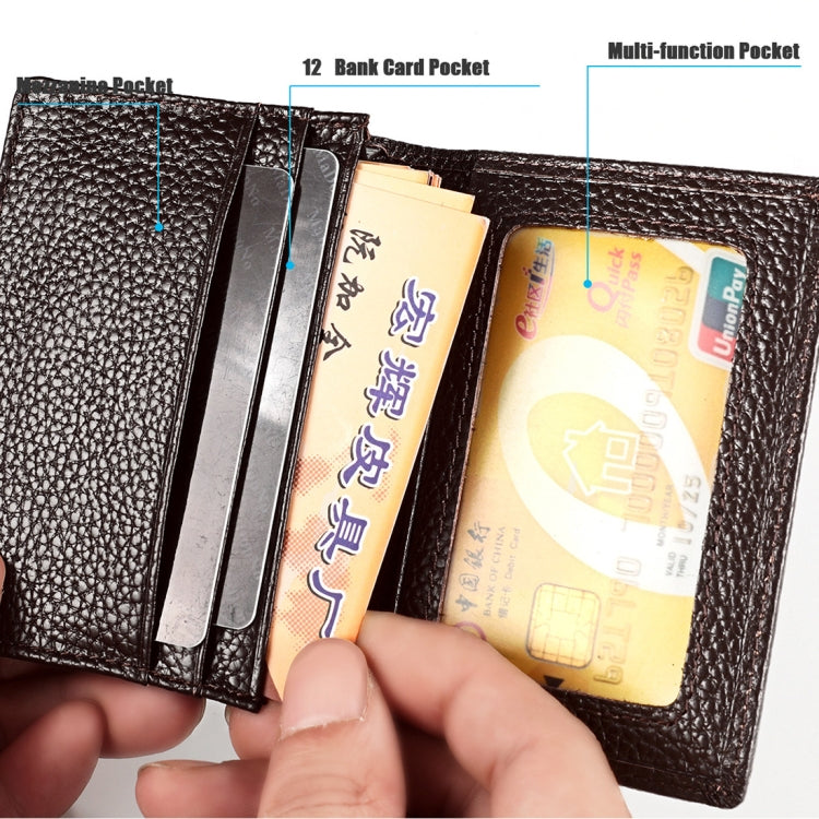 KB156 RFID antimagnetico porta carte da uomo in pelle