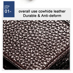 KB156 RFID antimagnetico porta carte da uomo in pelle