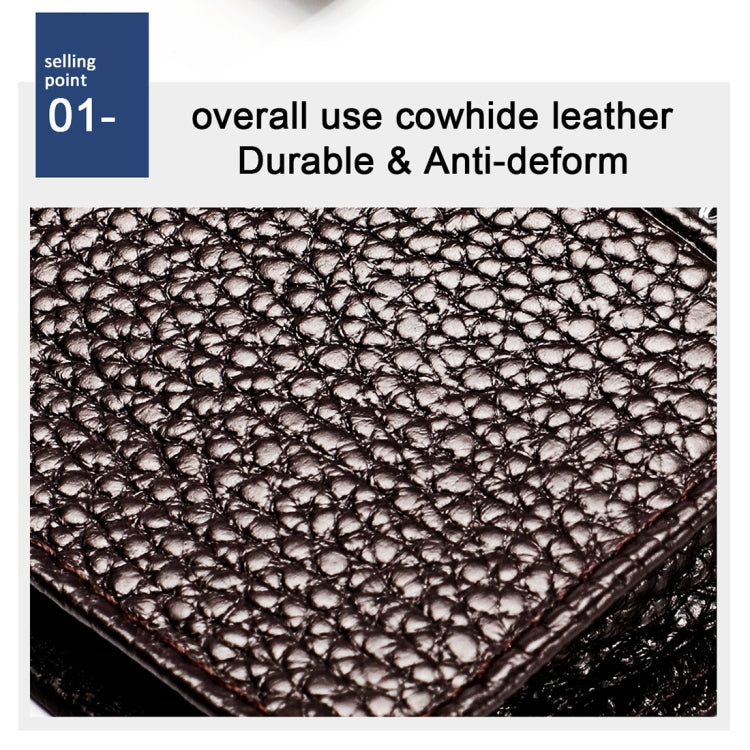 KB156 RFID antimagnetico porta carte da uomo in pelle