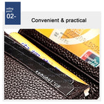 KB156 RFID antimagnetico porta carte da uomo in pelle