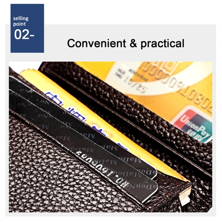 KB156 RFID antimagnetico porta carte da uomo in pelle