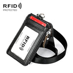 KB172 Portacarte in pelle RFID antimagnetico Portadocumenti per certificato di lavoro d'ufficio, KB172